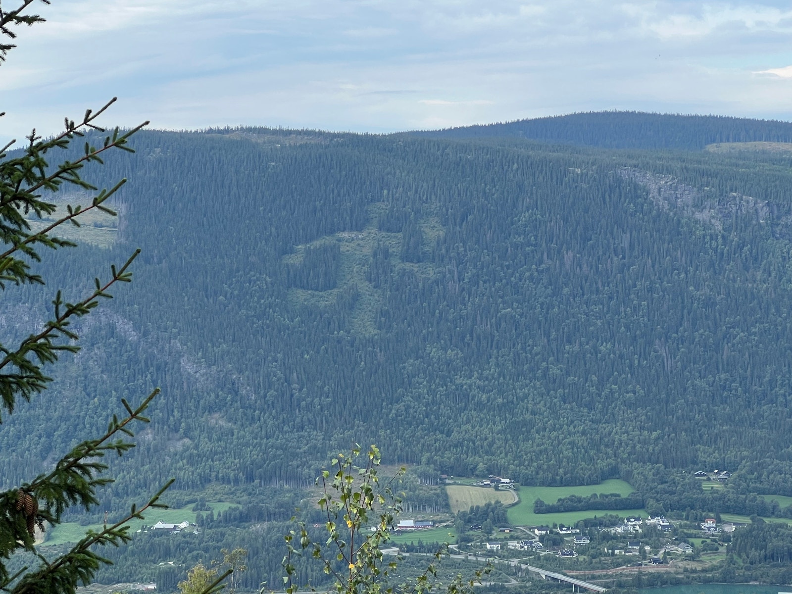 Utsikt mot Fakkelmannen Galleribilde