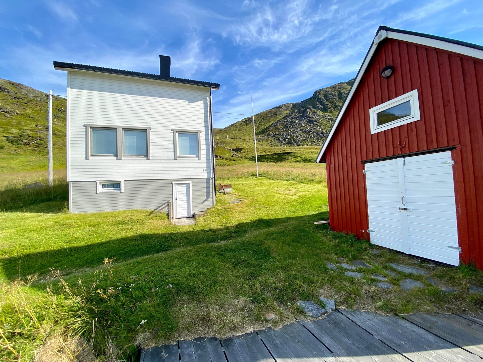 Nyere bordkledning og tak Galleribilde