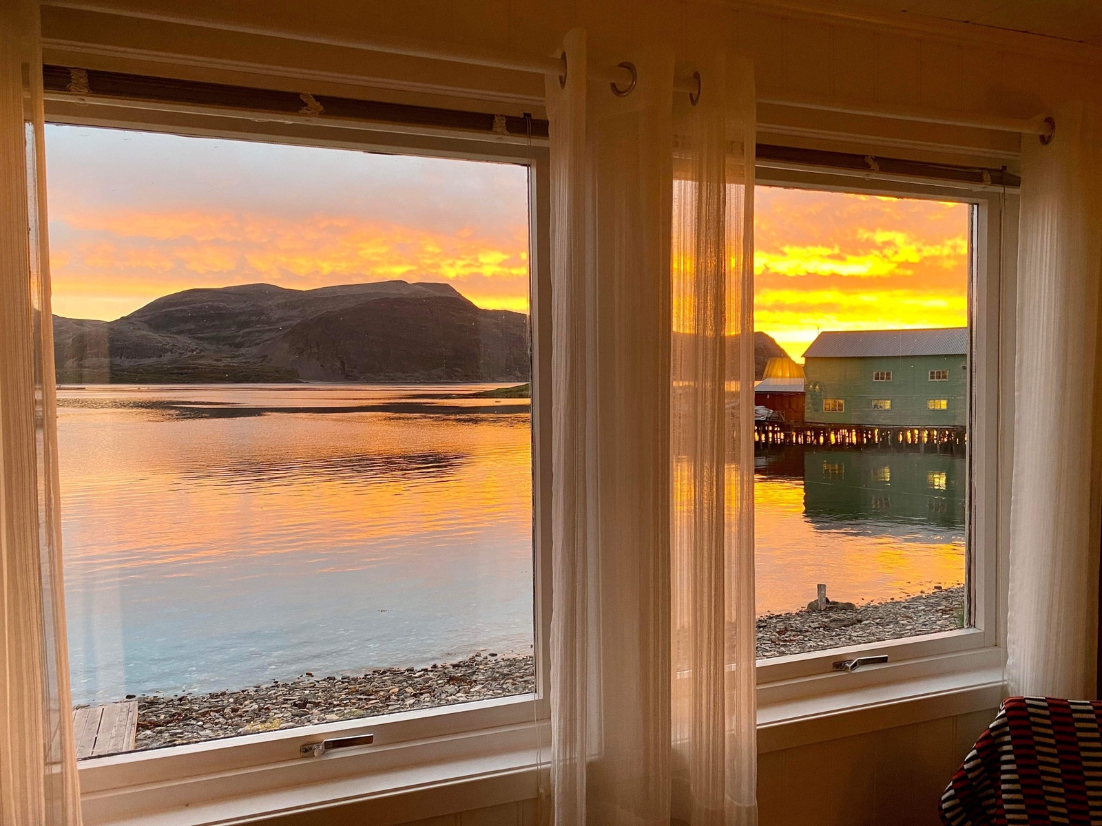 Flott utsikt fra stuen Galleribilde