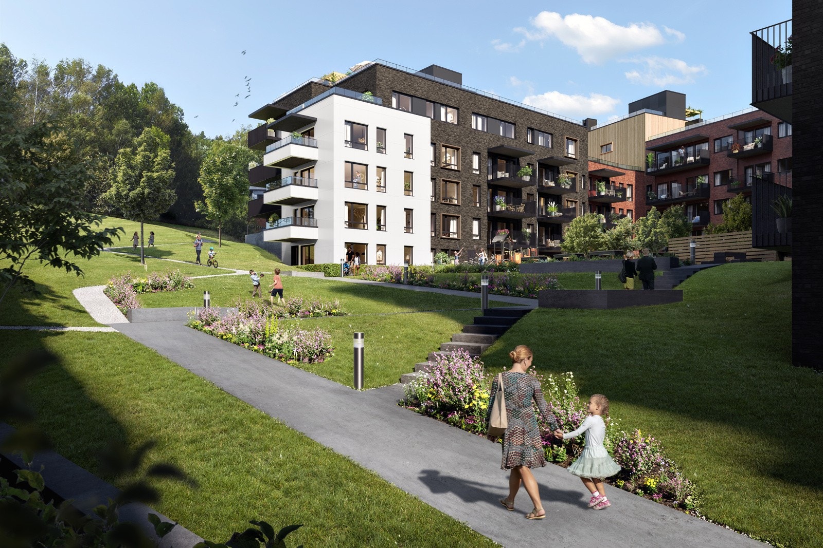 Frodige fellesområder for store og små Galleribilde