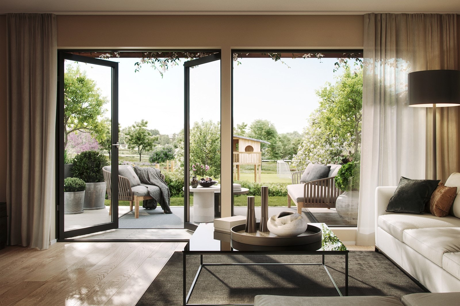 Tomannsbolig - Stue Galleribilde