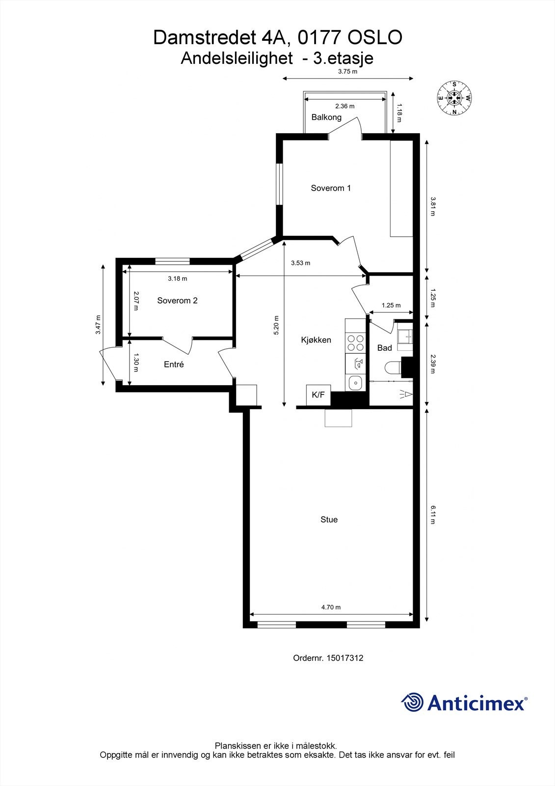 Plantegning Galleribilde