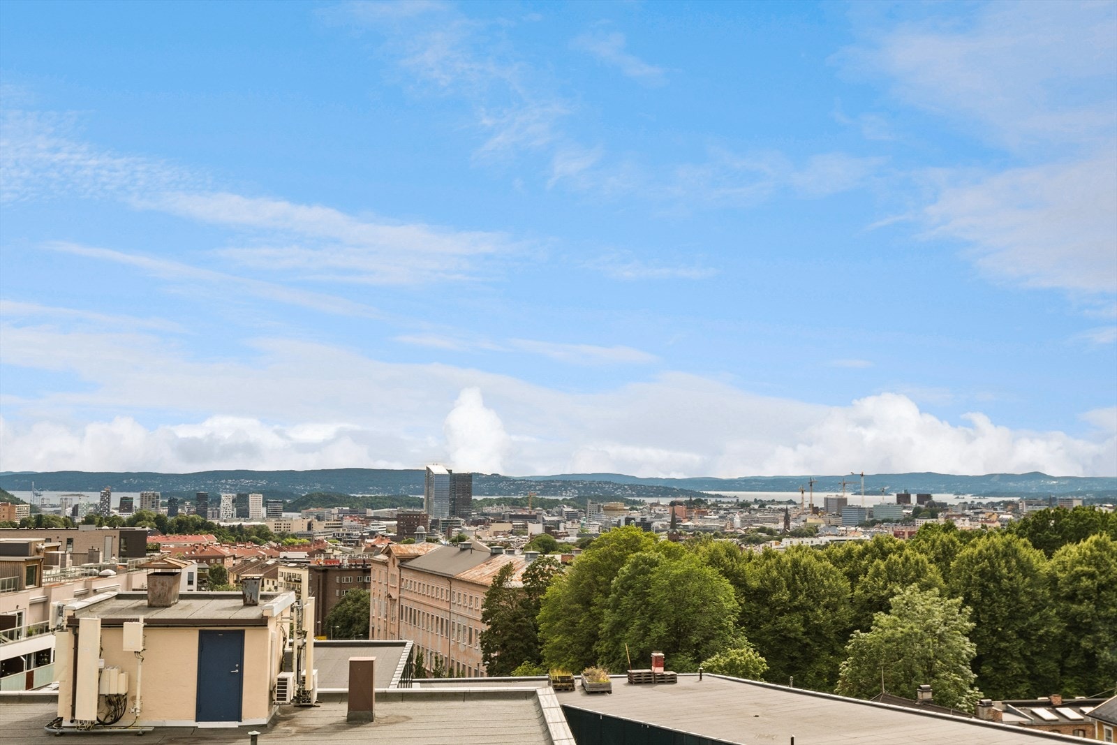 Flott utsikt over Oslo. Galleribilde
