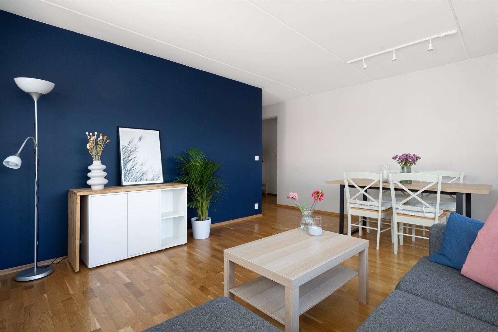 Her er det god plass til tv- og mediemøblement Galleribilde