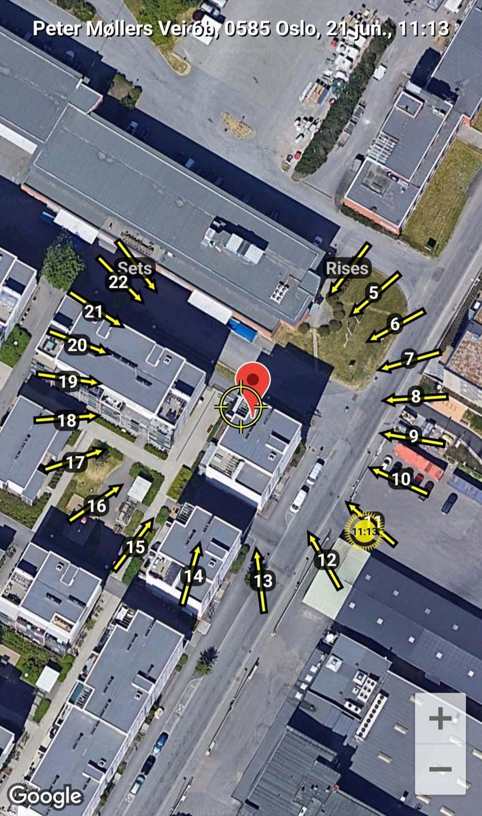 Solkart sommertid - kun til illustrasjon Galleribilde