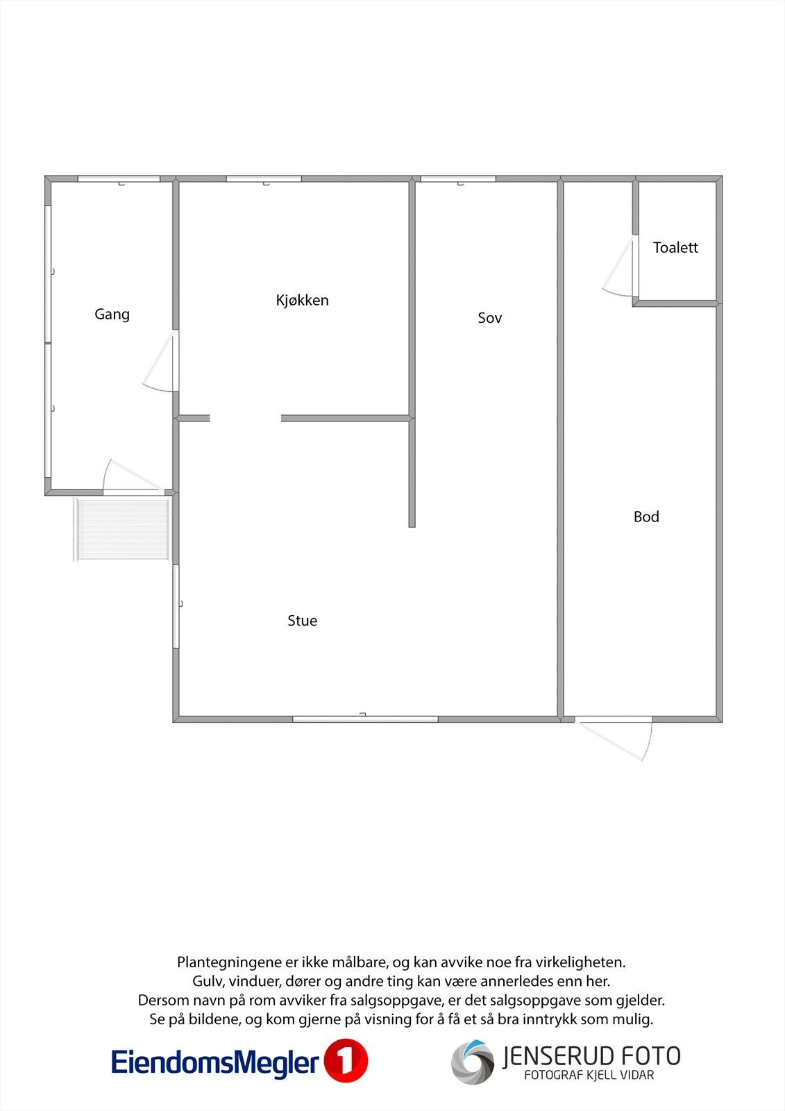 Plantegning Galleribilde