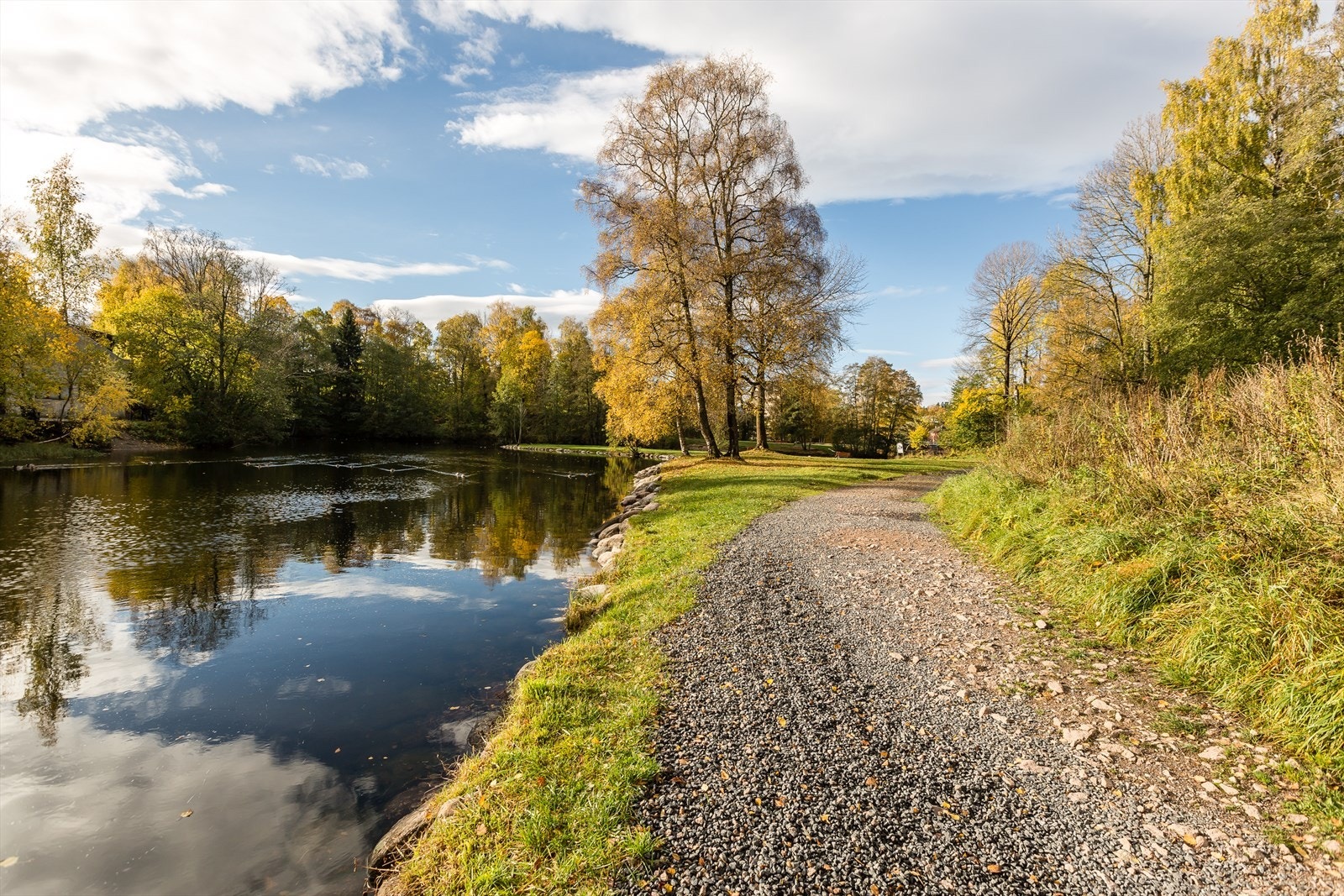 På Frysja bor du rett ved Akerselva, med flott tur- og bademuligheter Galleribilde