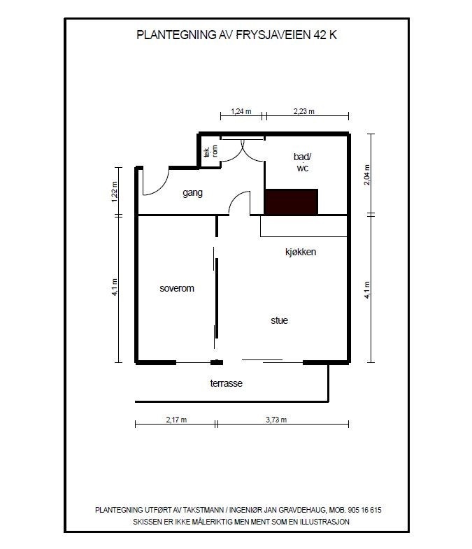 Plantegning Galleribilde