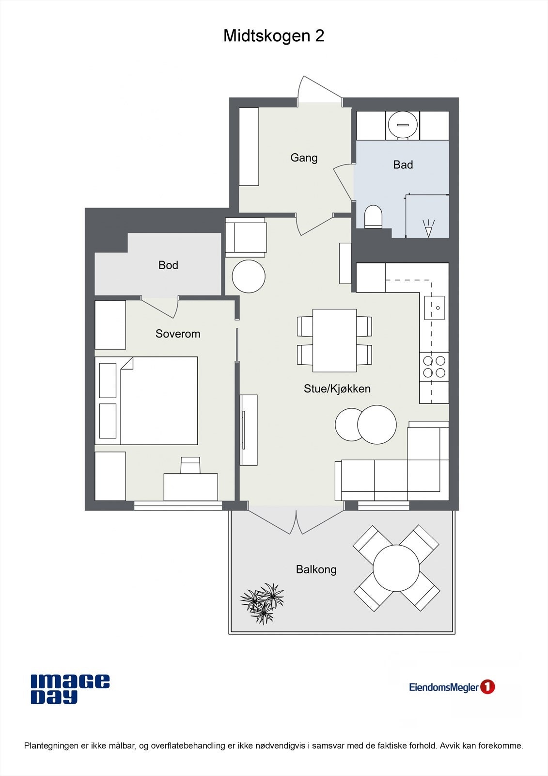 Plantegning Galleribilde