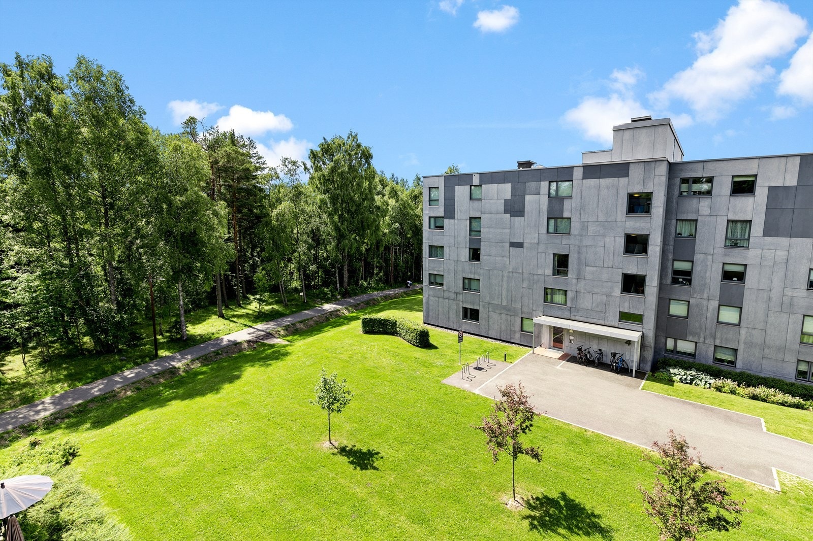 Utsikt fra balkongen Galleribilde