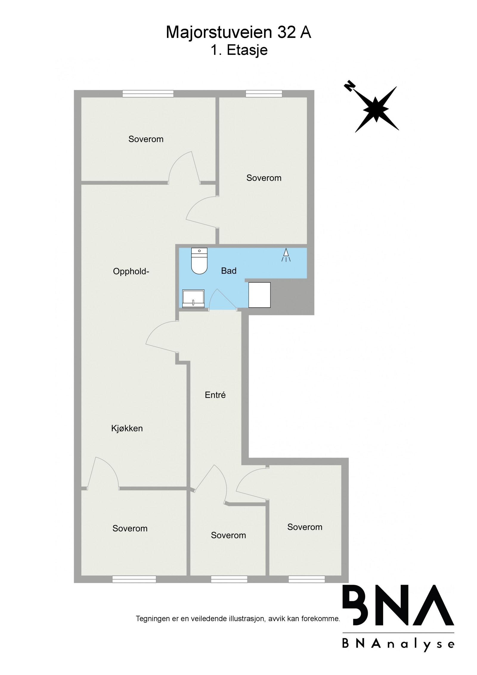 Plantegning Galleribilde