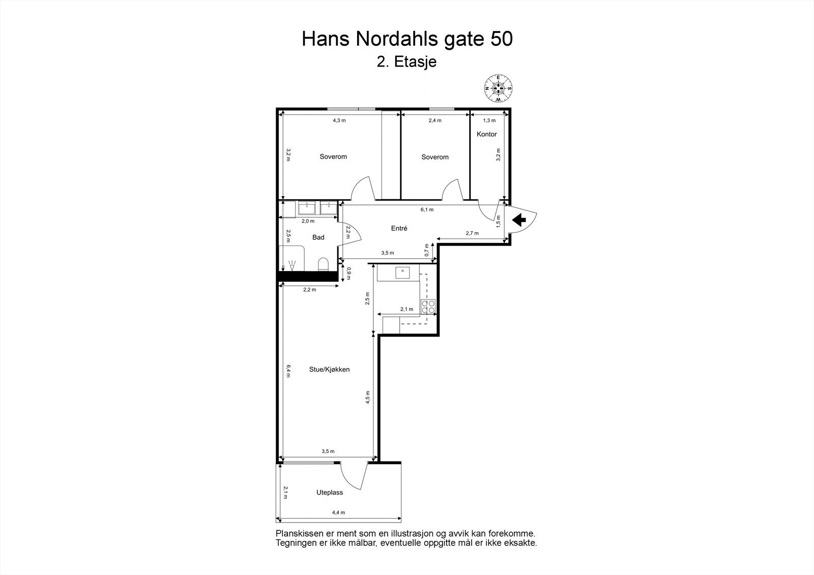 Plantegning. Galleribilde