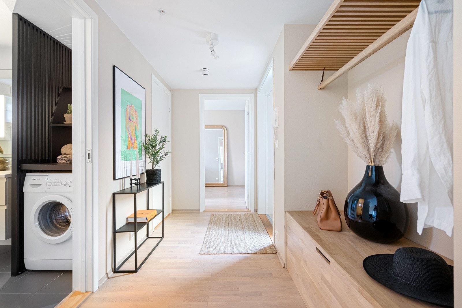 På den andre siden av gangen finner en soverommet og badet. Galleribilde