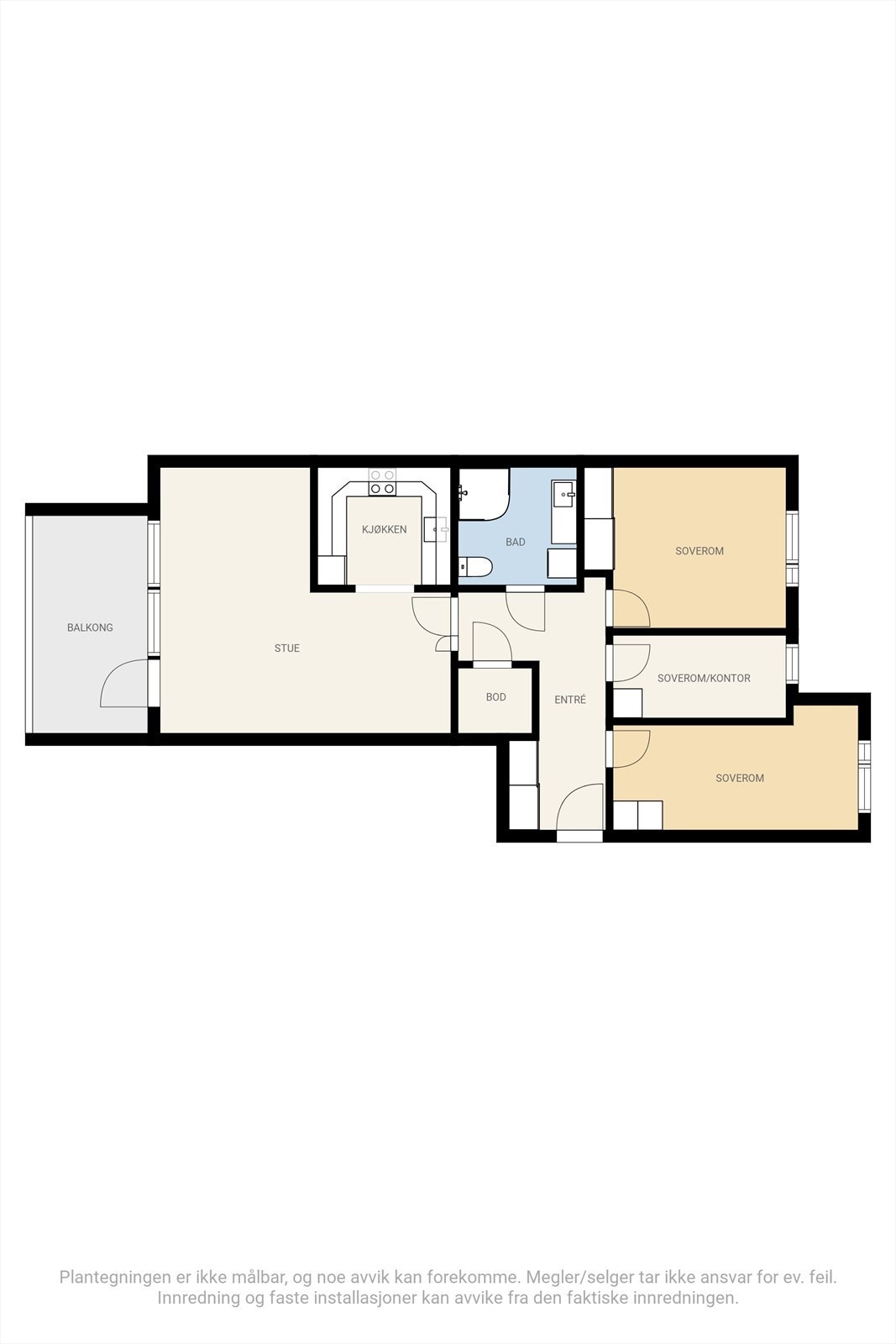 Plantegning Galleribilde