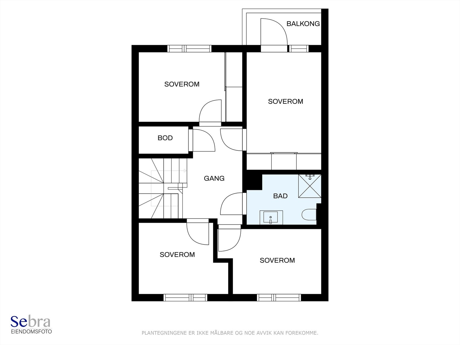 Plantegning 2. etasje. Galleribilde