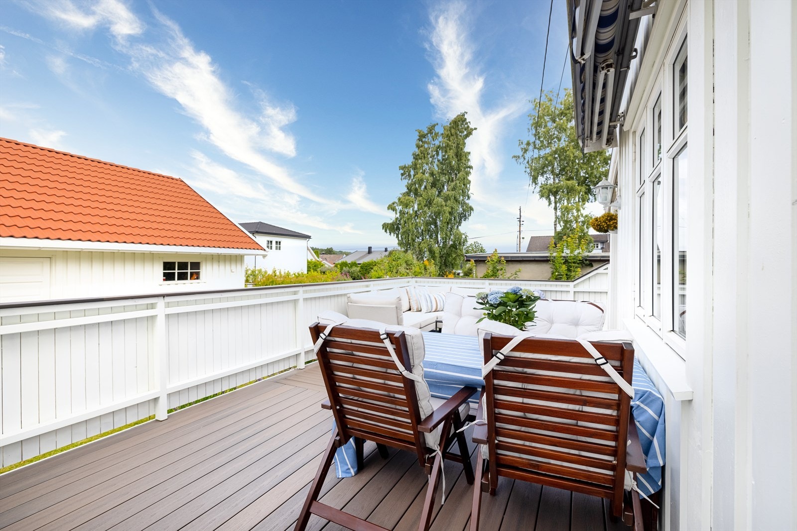 Her har du solen fra midt på dagen til 21-22 på sommeren Galleribilde