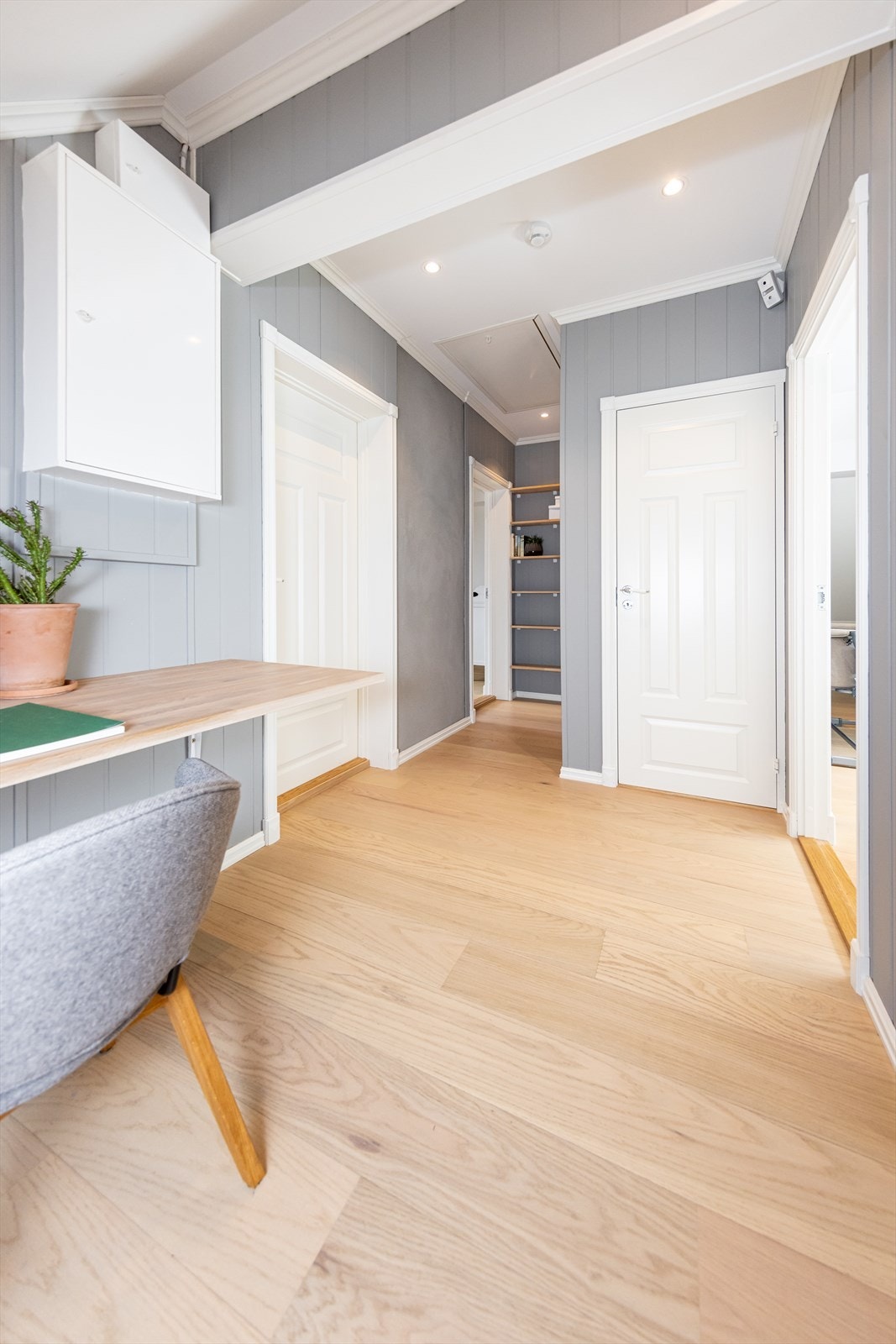 I 2. etg finner du tre soverom og separat wc. Svært effektiv planløsning Galleribilde