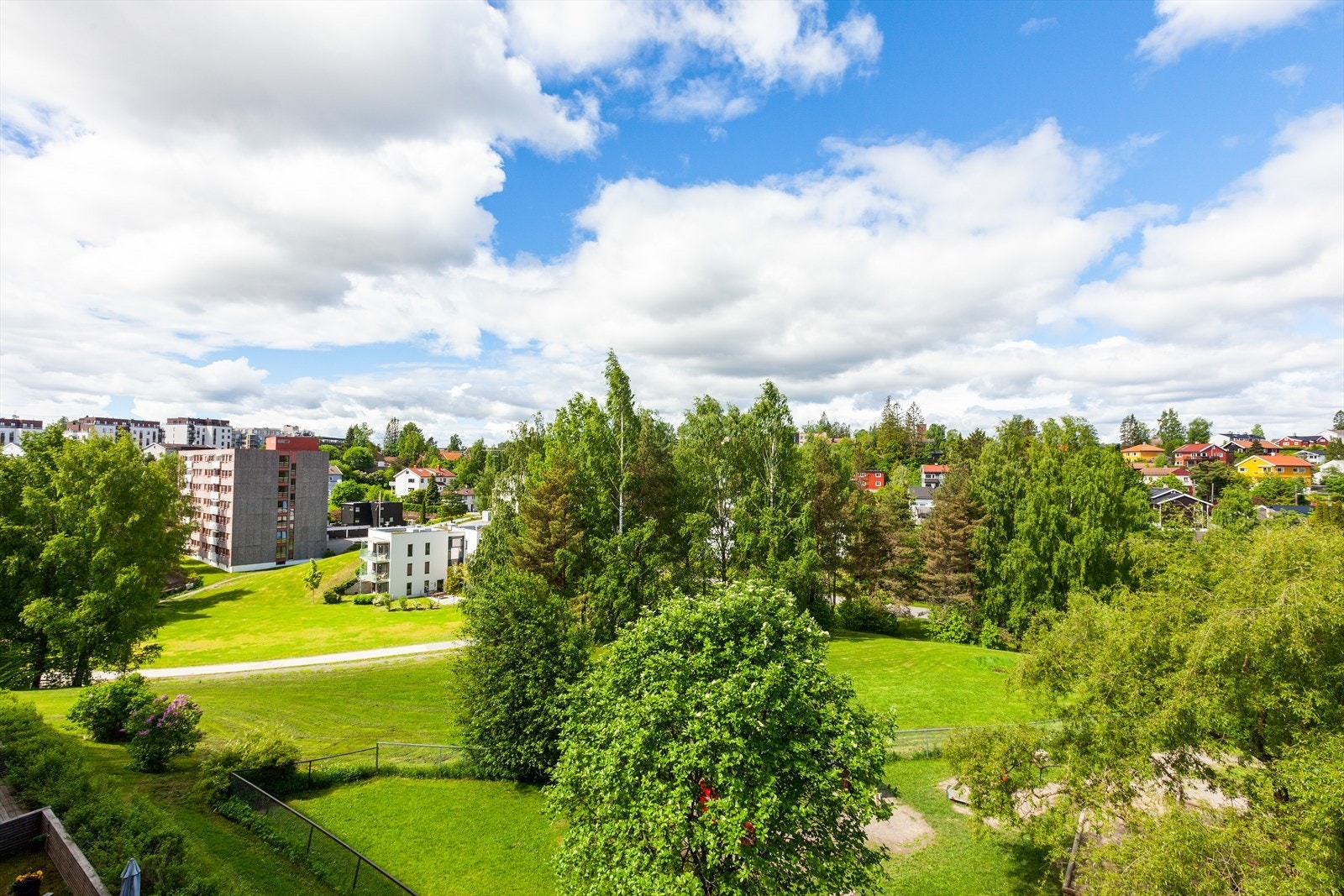 Frodig og usjenert utsyn mot nærområdet. Galleribilde