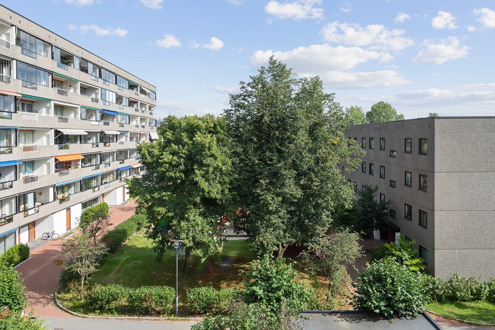 Et frodig og barnevennlig boligområde. Galleribilde