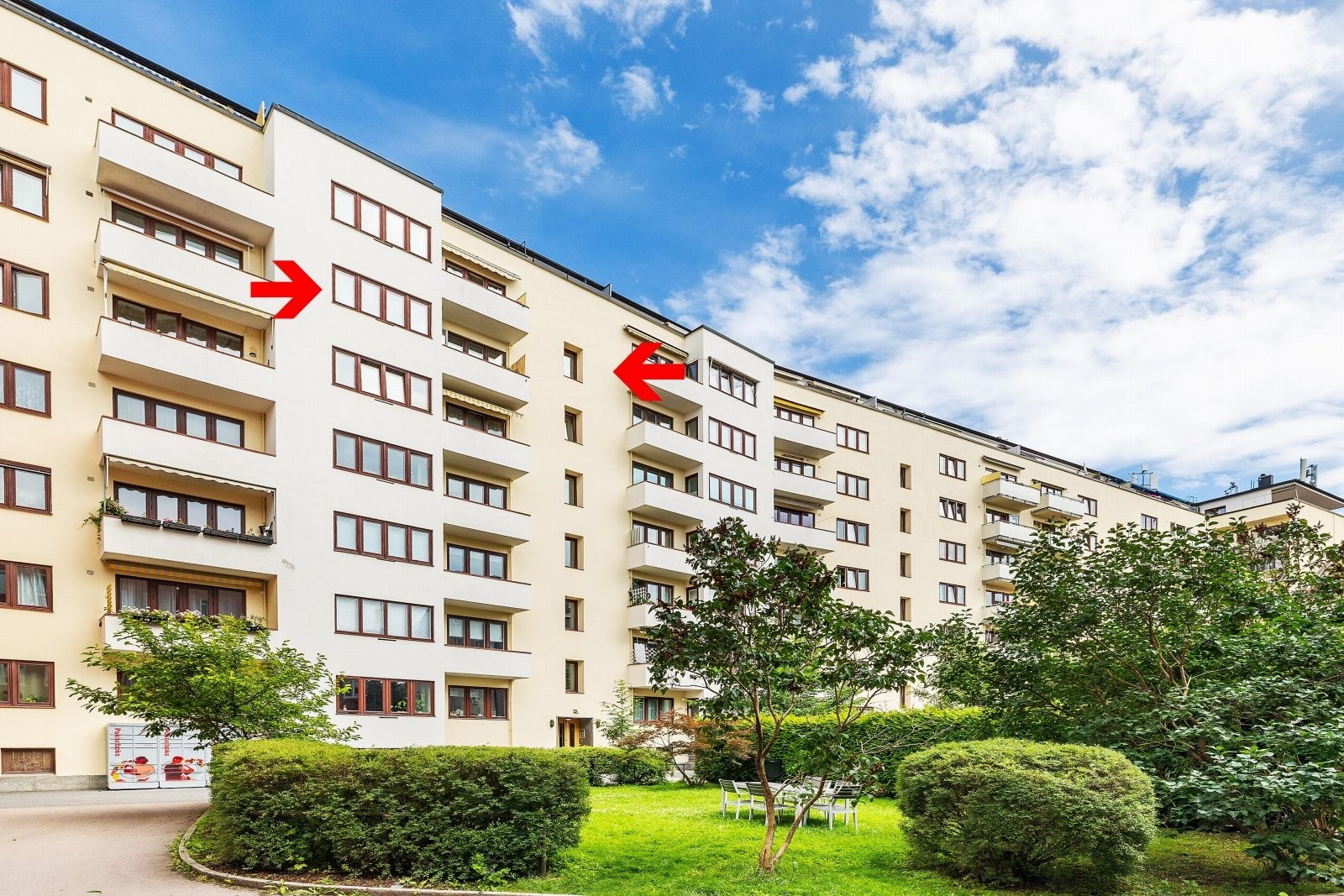 Det er beboerparkering i området, boligsone A Galleribilde