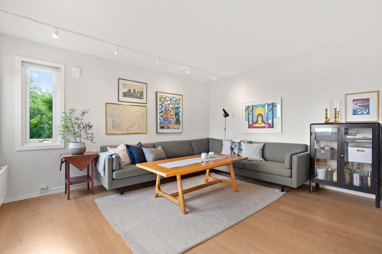 I 2.etg finner man stor tv-stue. Galleribilde