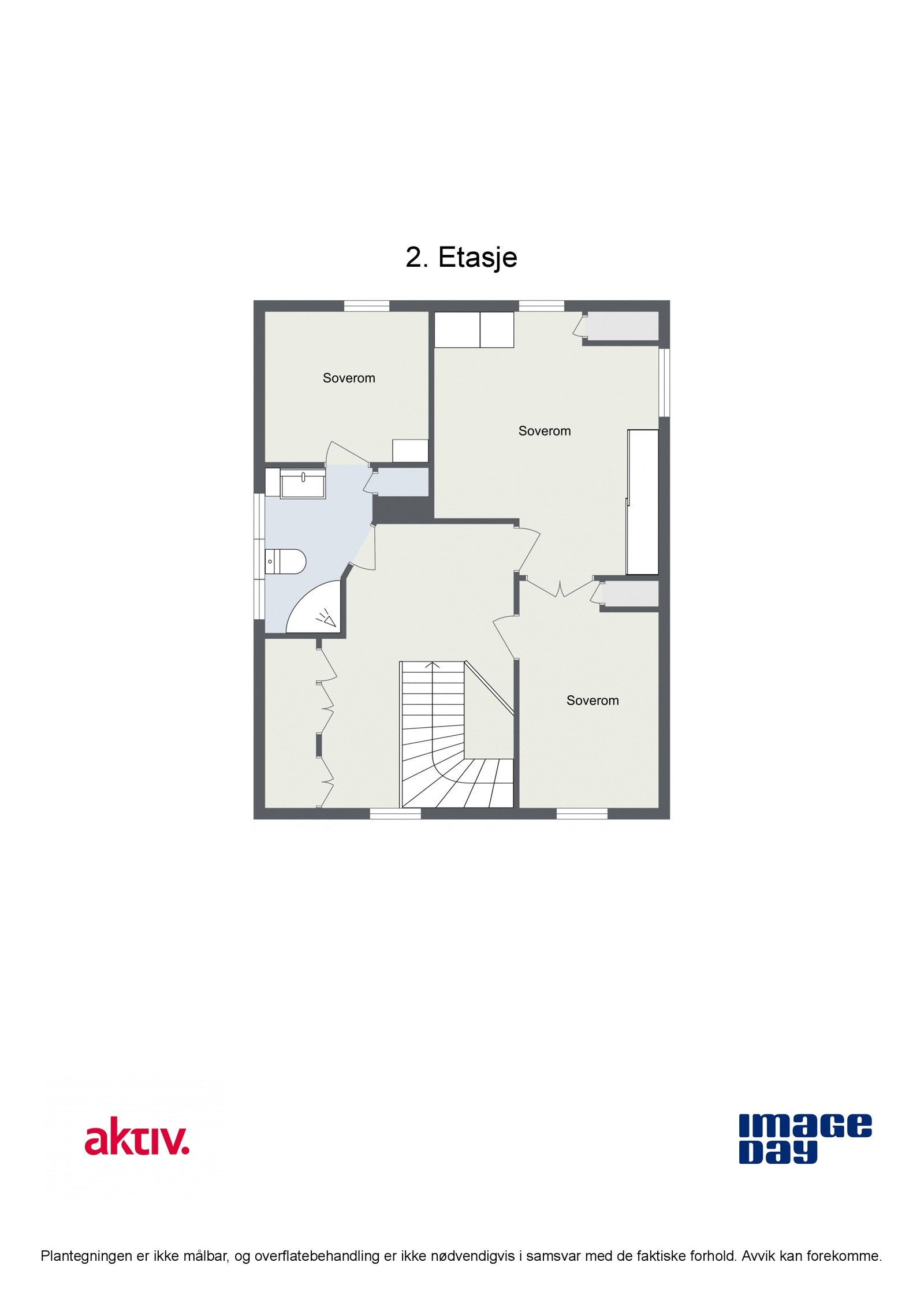 Plantegning 2. etasje Galleribilde