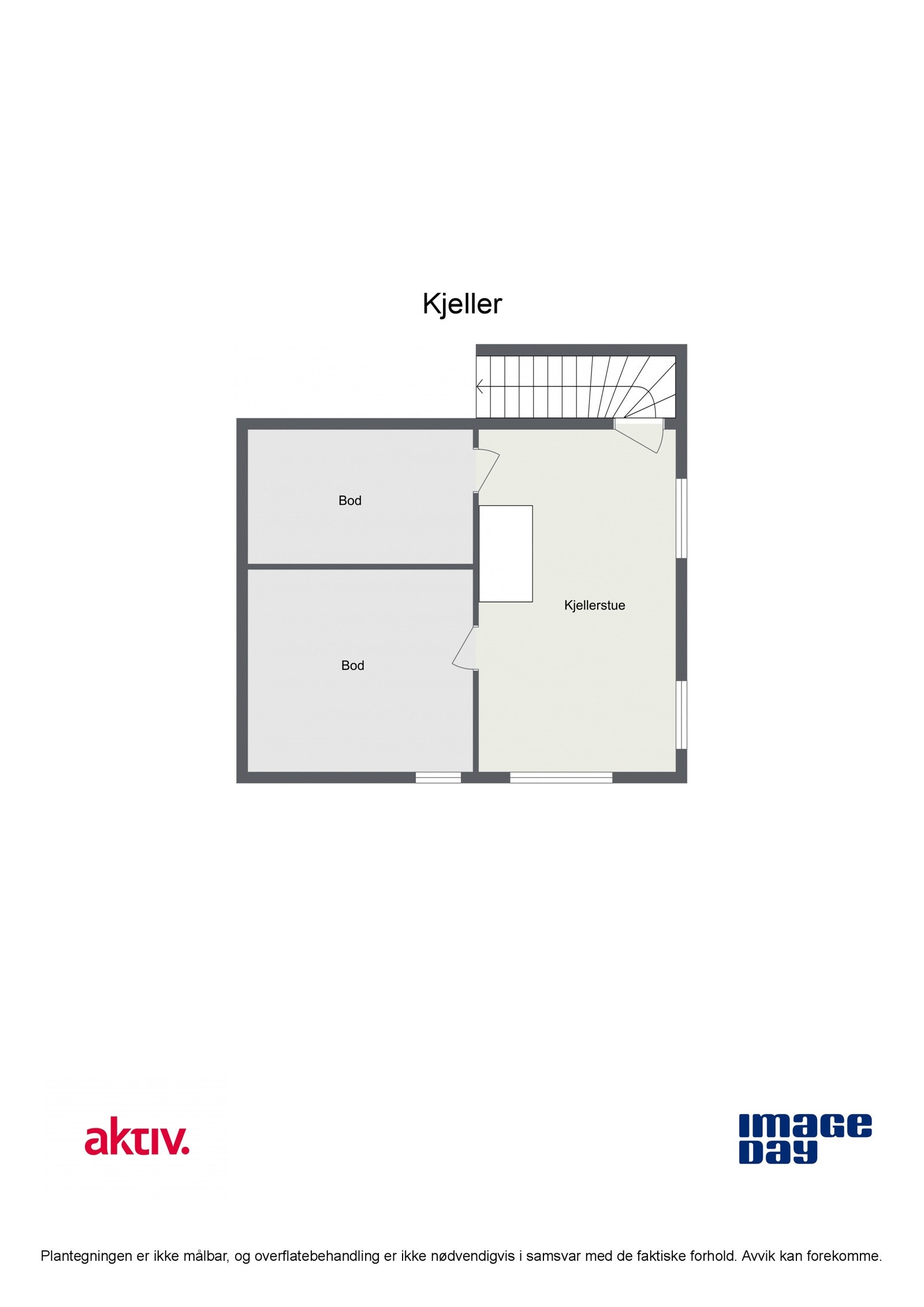 Plantegning kjeller Galleribilde