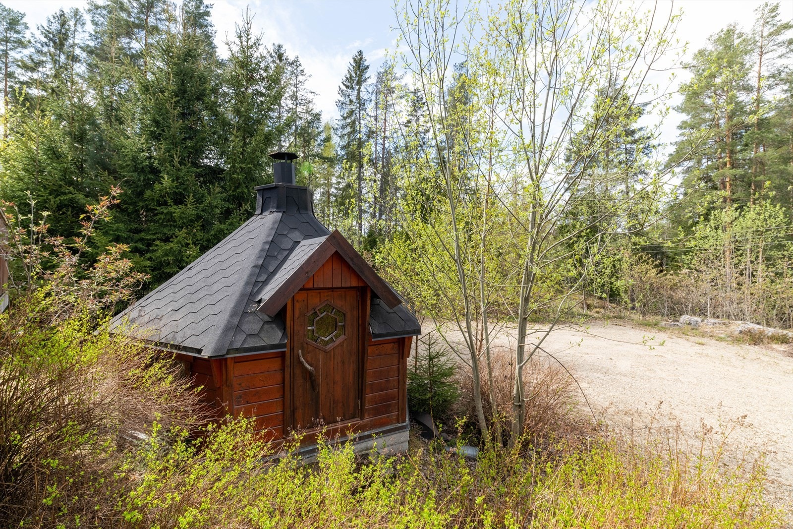 Bålhytte. Galleribilde