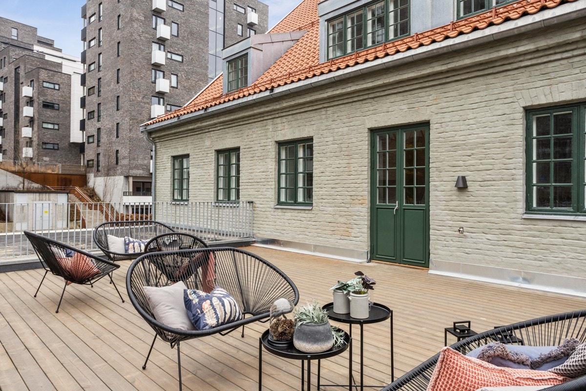 Felles terrasse på 40 kvm Galleribilde