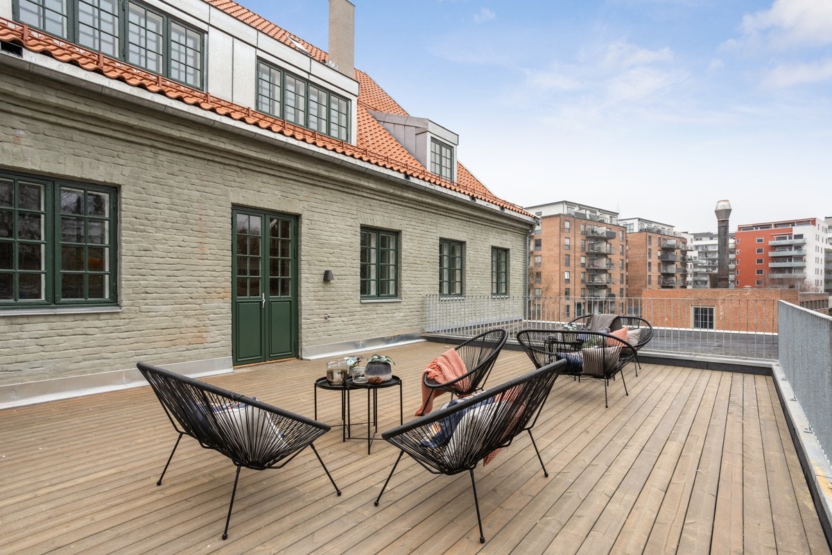 Felles terrasse på 40 kvm Galleribilde