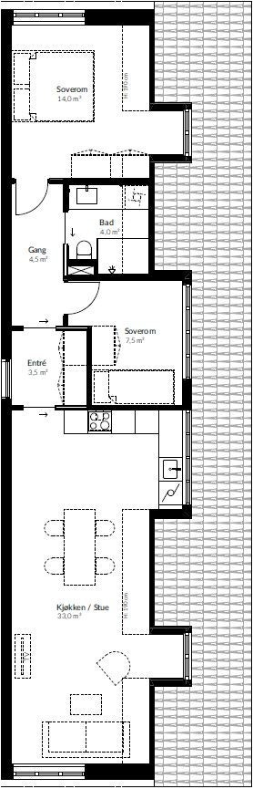 Plantegning Galleribilde