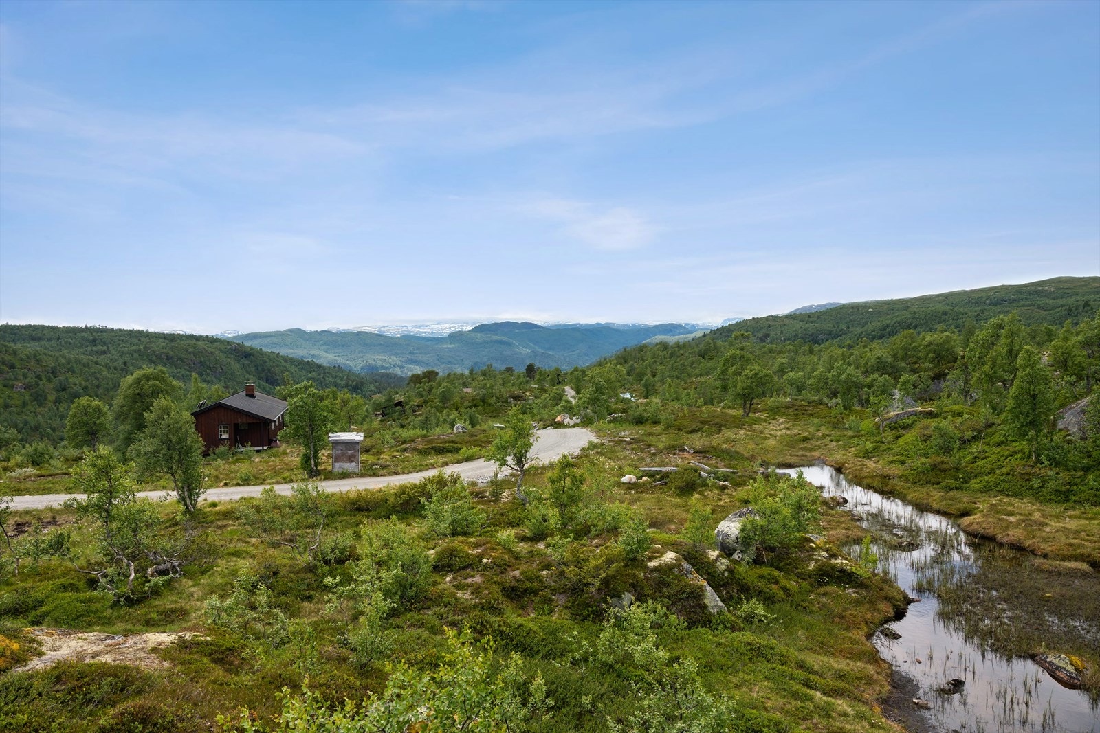 Dette området er unikt i sin beliggenhet midt mellom øst og vest. Det er ca. 25 mil til Oslo og ca. 23 mil til Bergen. Galleribilde