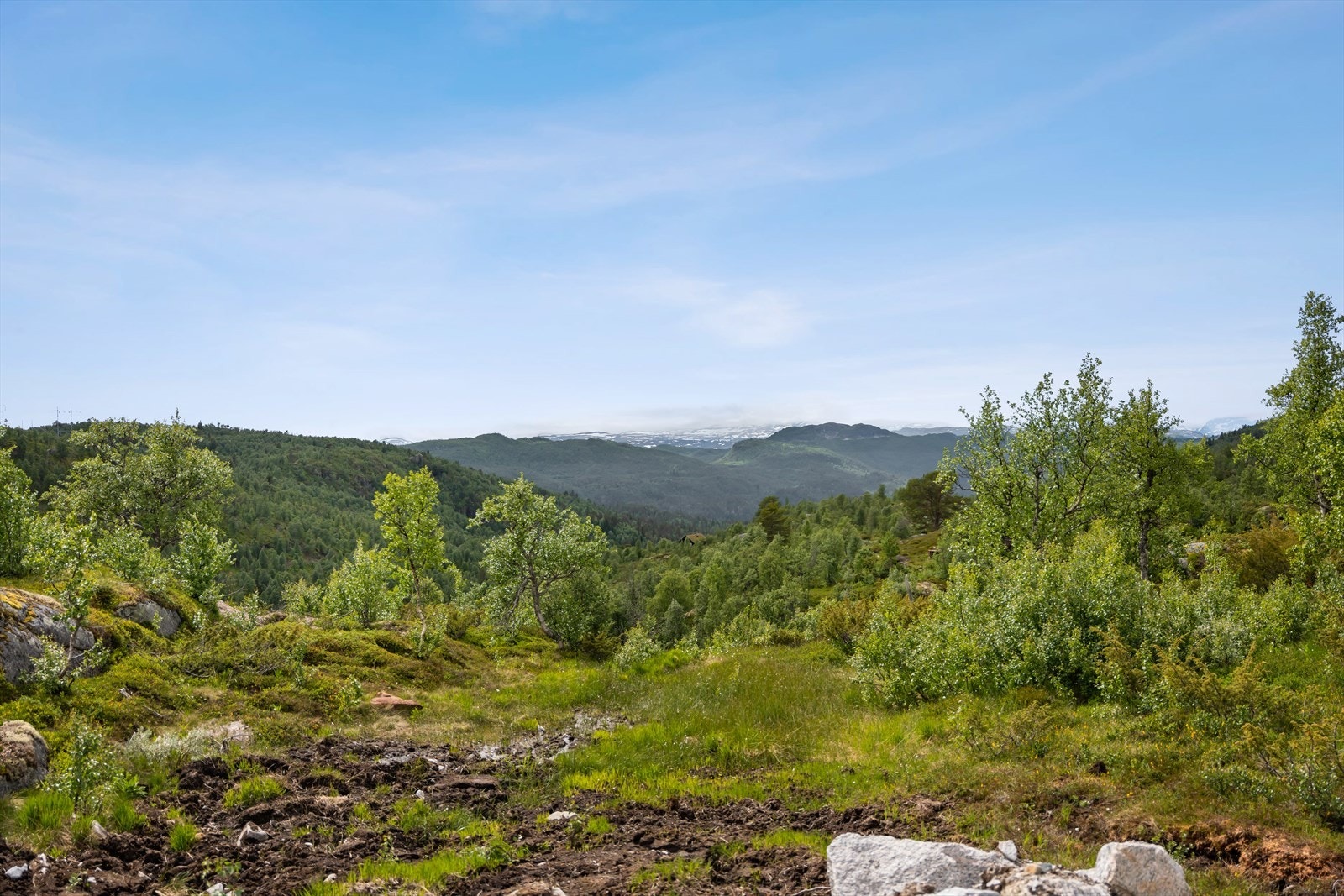 Fenomenale turområder sommer som vinter, fiskemuligheter, kort vei til sentrum i Edland, med flott Spar og Joker butikk, Interiørbutikk, bensinstasjon, byggevare forretning, dyrlege og flotte lysløyper. Galleribilde
