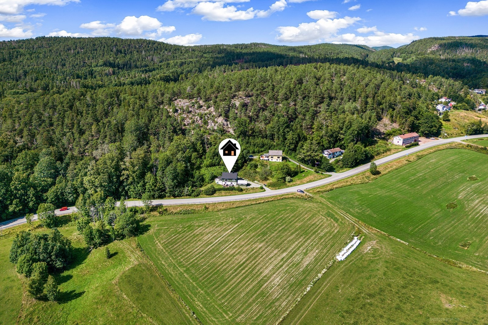 Dronefoto Galleribilde