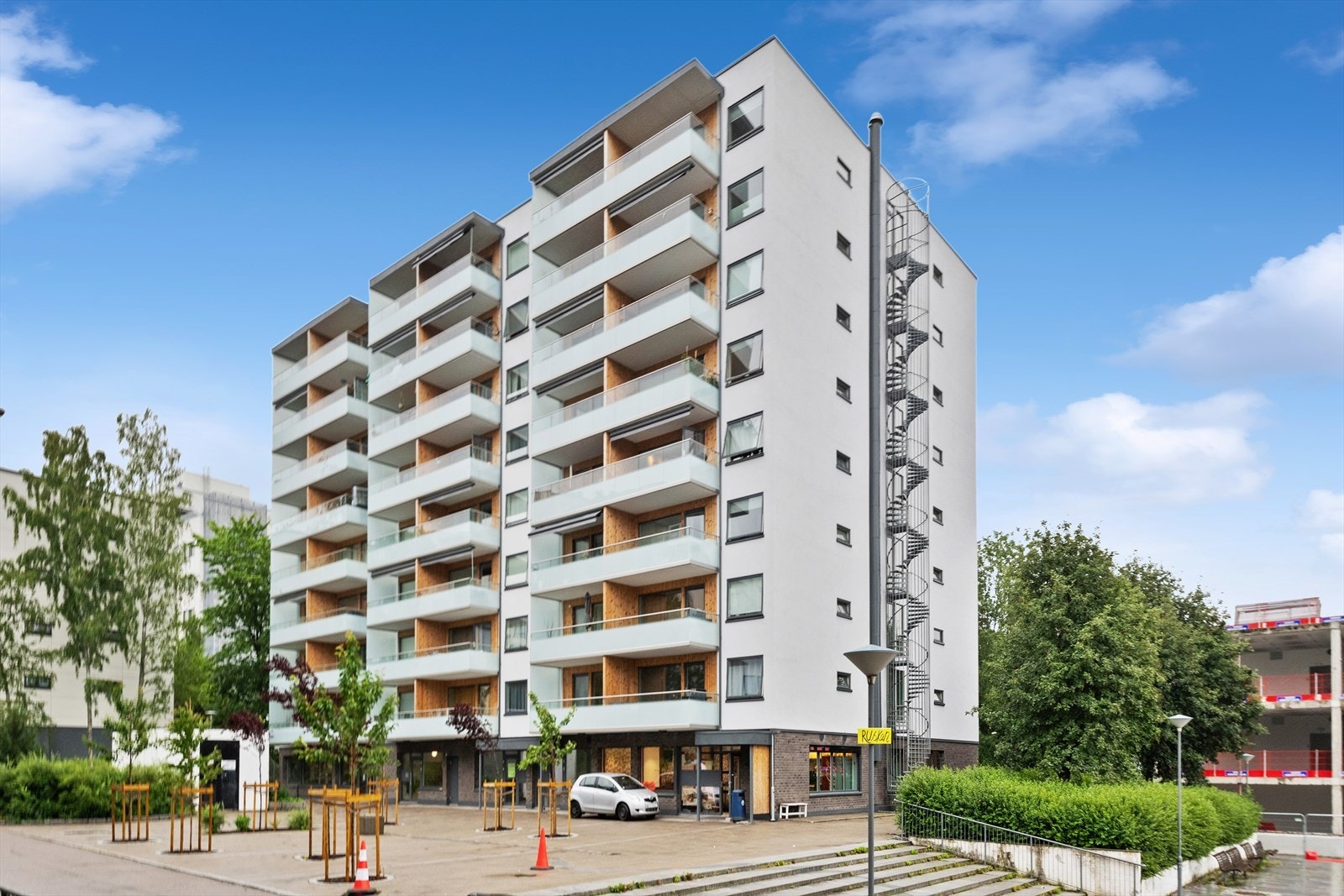 Bygget ble oppgradert med ny fasade i 2019/2020 Galleribilde