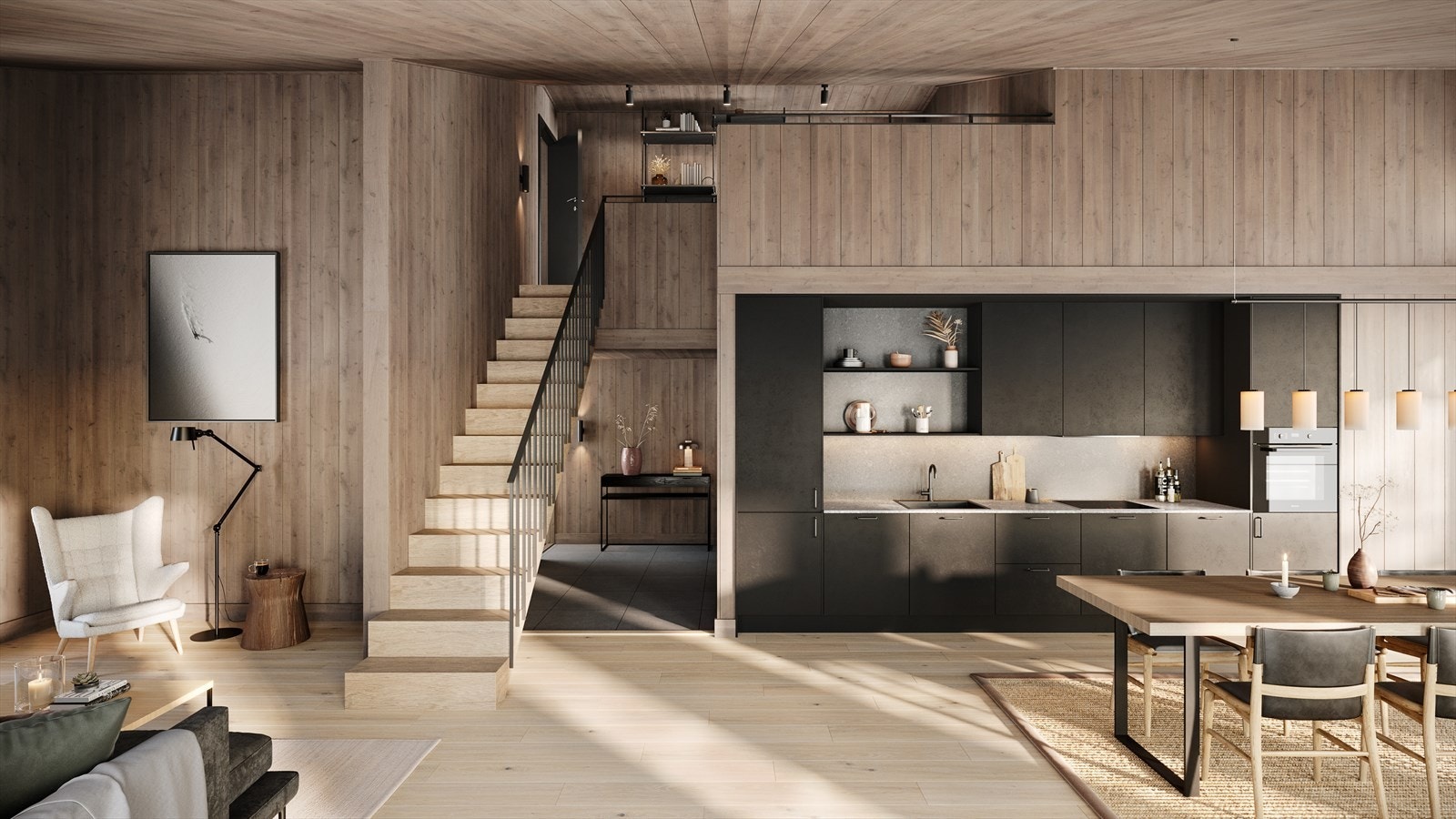 Alt kler den smukke - Kikut Alpin Lodge i lys drakt som tilvalg. Galleribilde