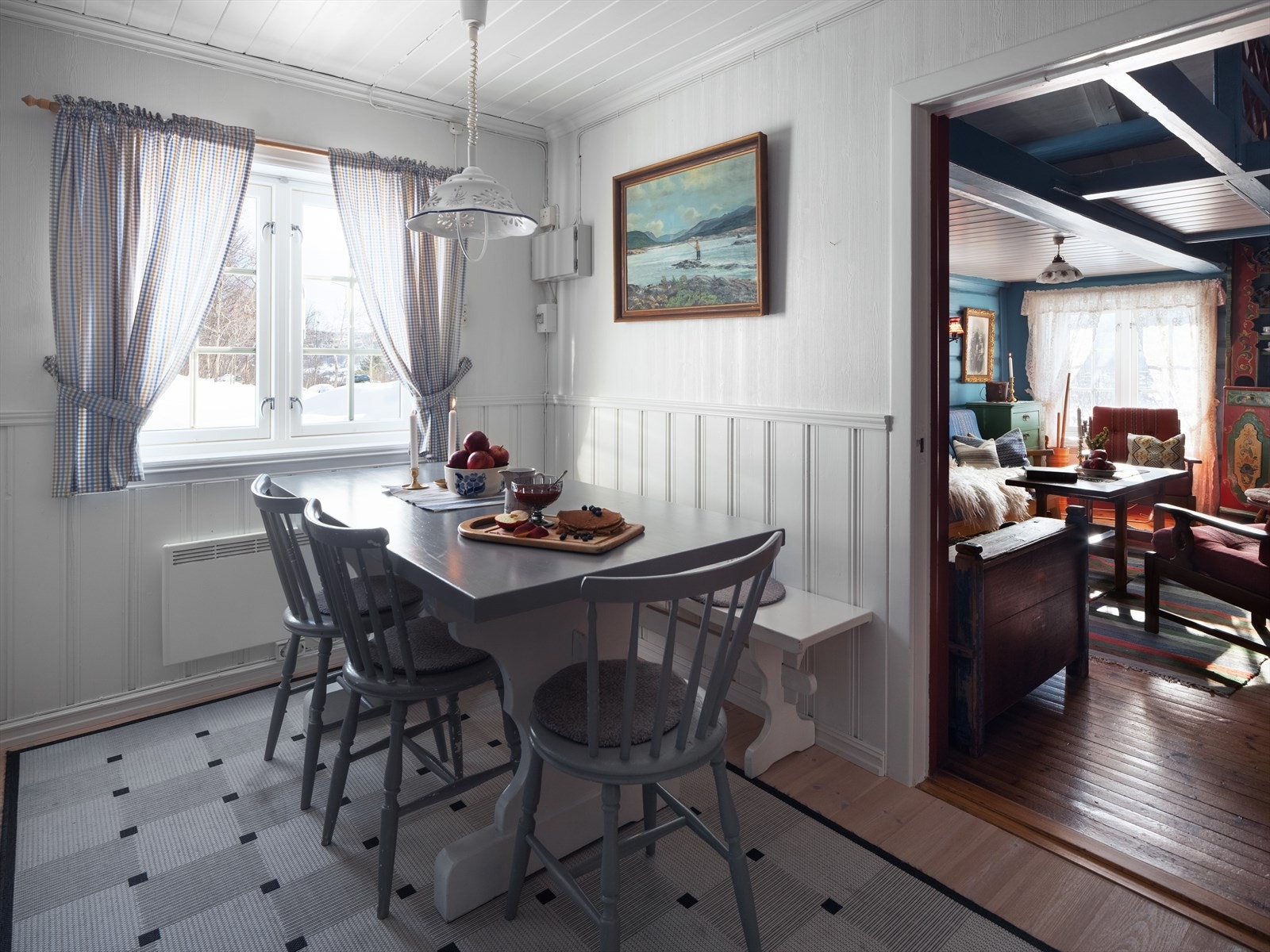 Spiseplass hytte Galleribilde