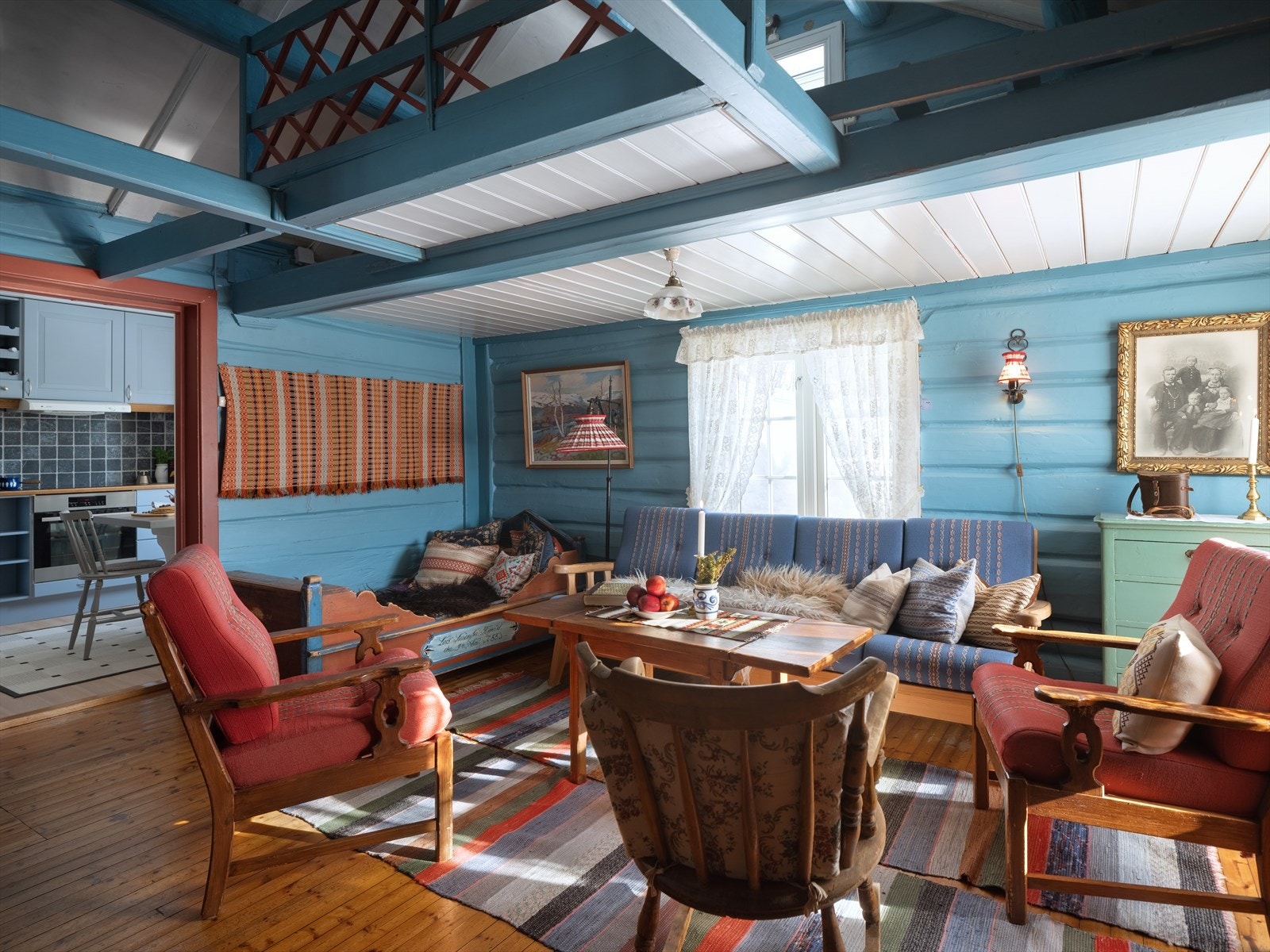 Stue hytte Galleribilde