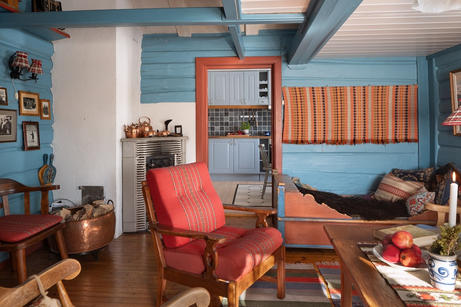 Stue hytte Galleribilde