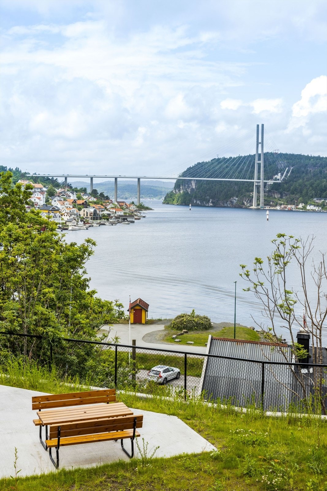 Utsiktspunkt fra fellesområdet Galleribilde