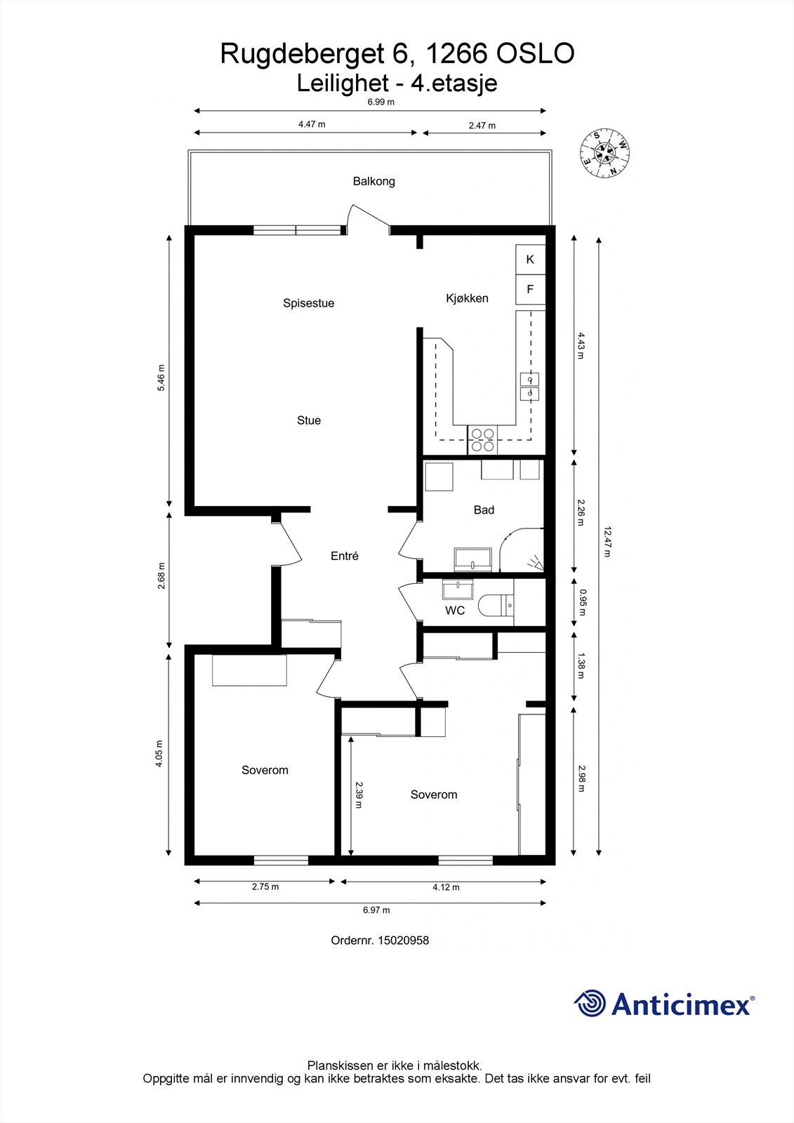 Plantegning Galleribilde