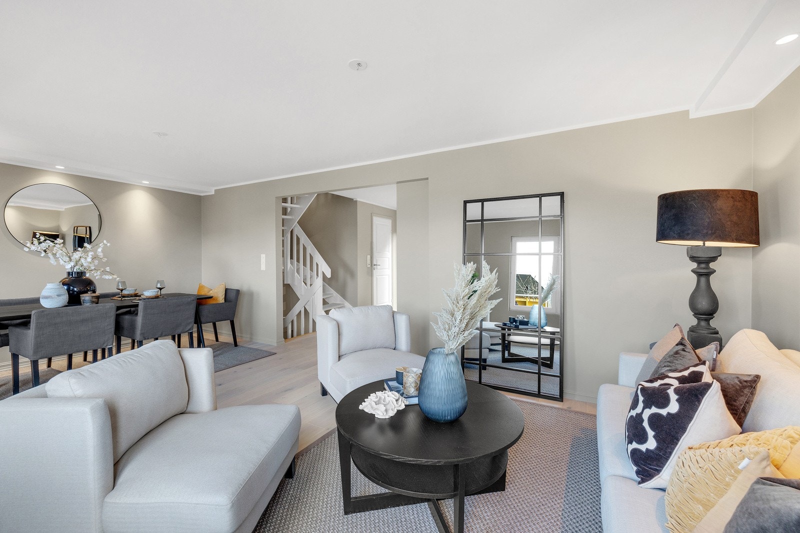 Pipeløp i boligen. Det er mulig å sette inn peis. Galleribilde