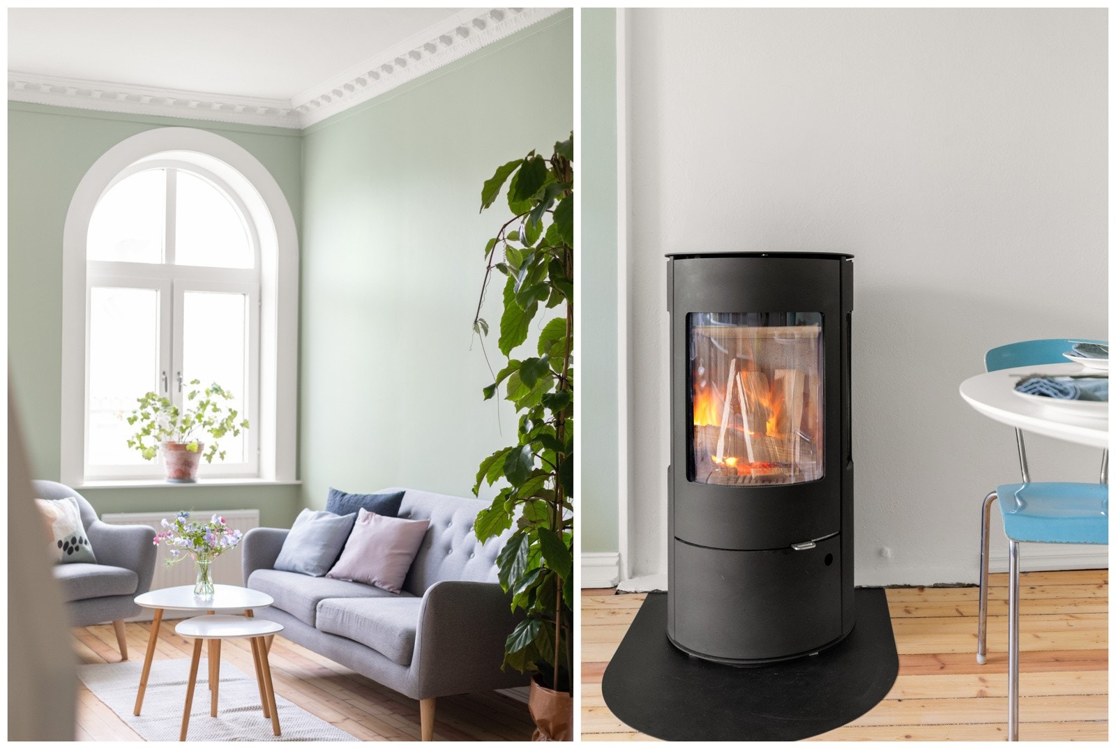 Peisovn fra 2021 gir koselig kvelder på høst -og vinterstid. Galleribilde