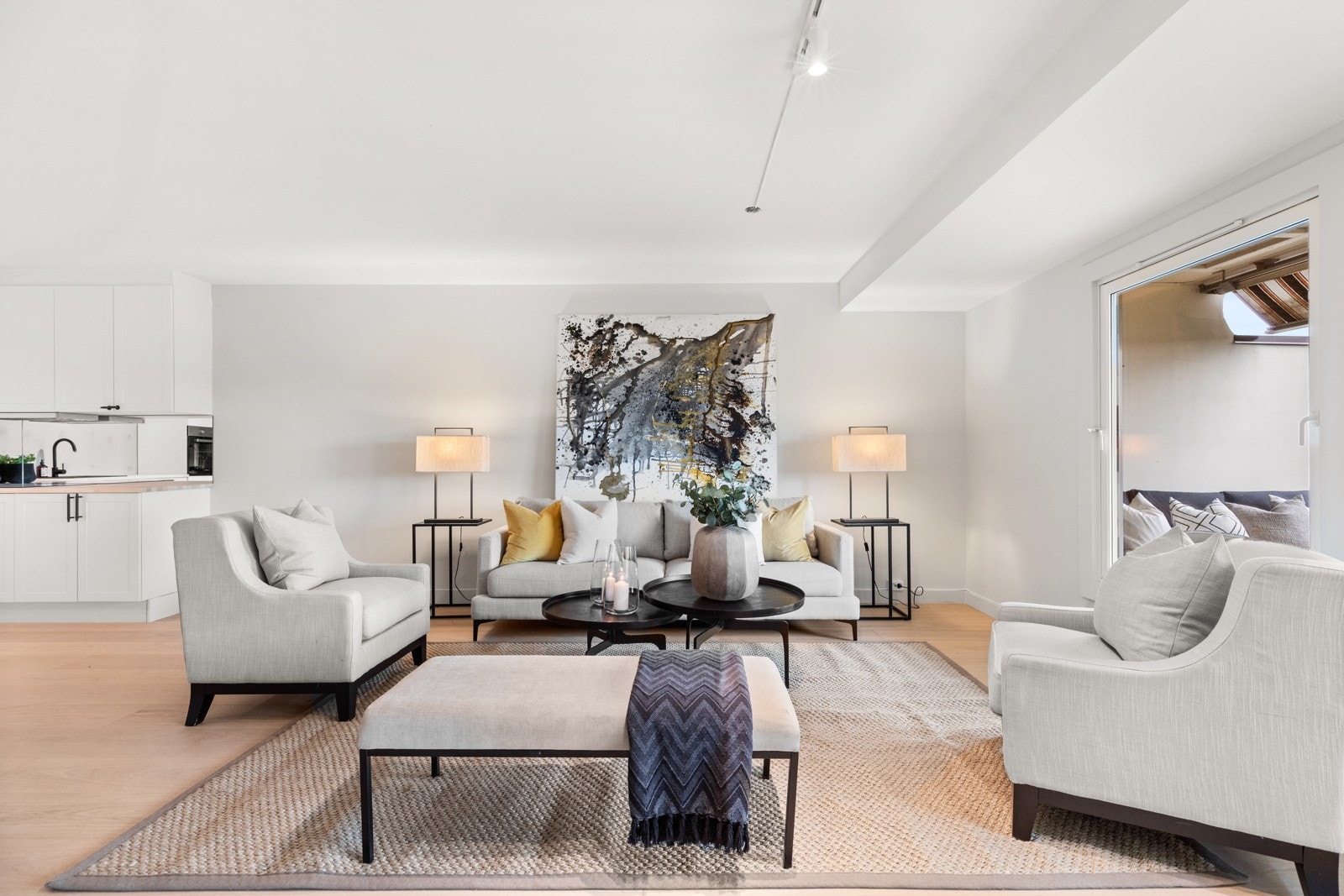 Boligen holder en høy standard og ble grundig oppusset i 2022 Galleribilde