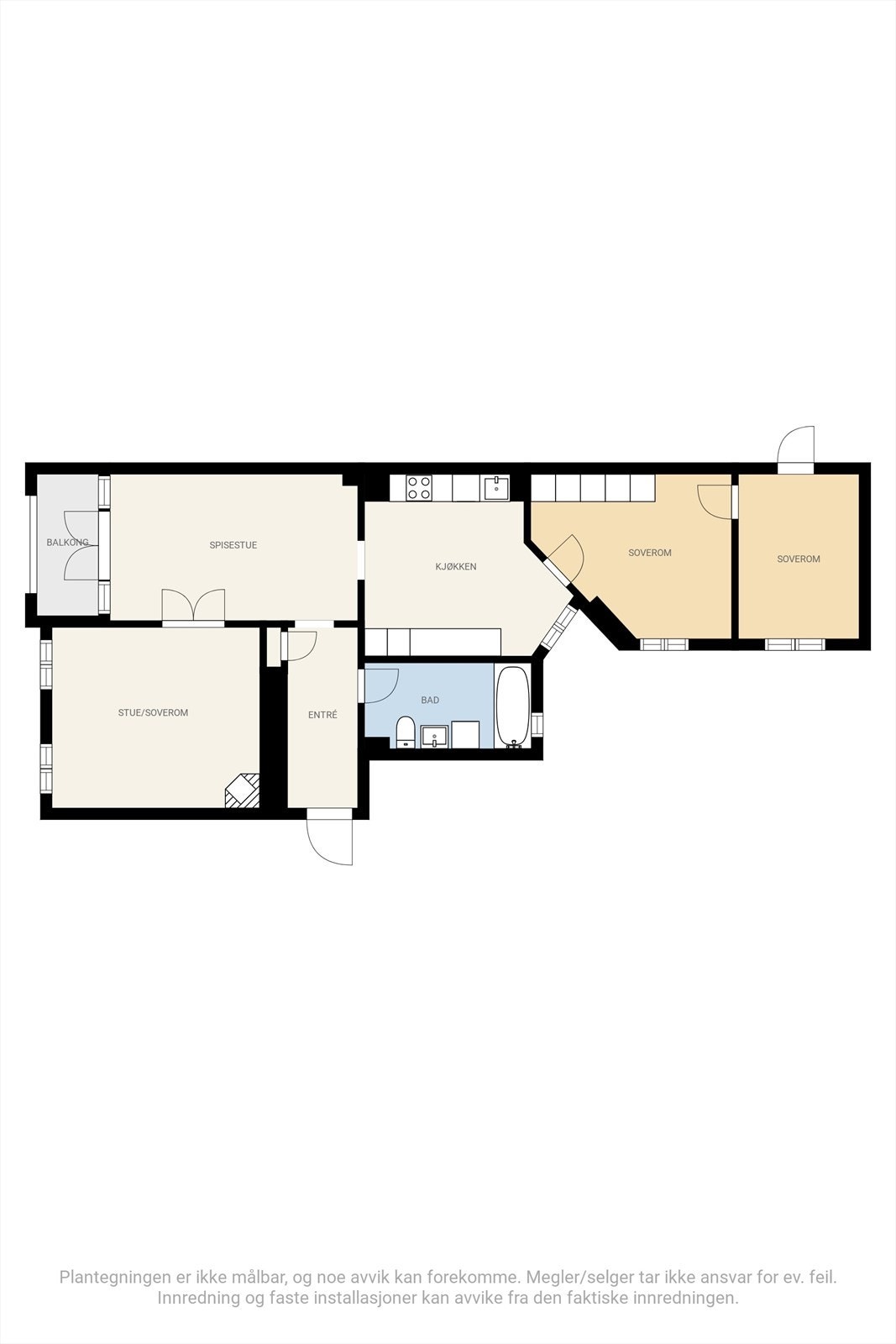 Plantegning 3. etasje. Galleribilde