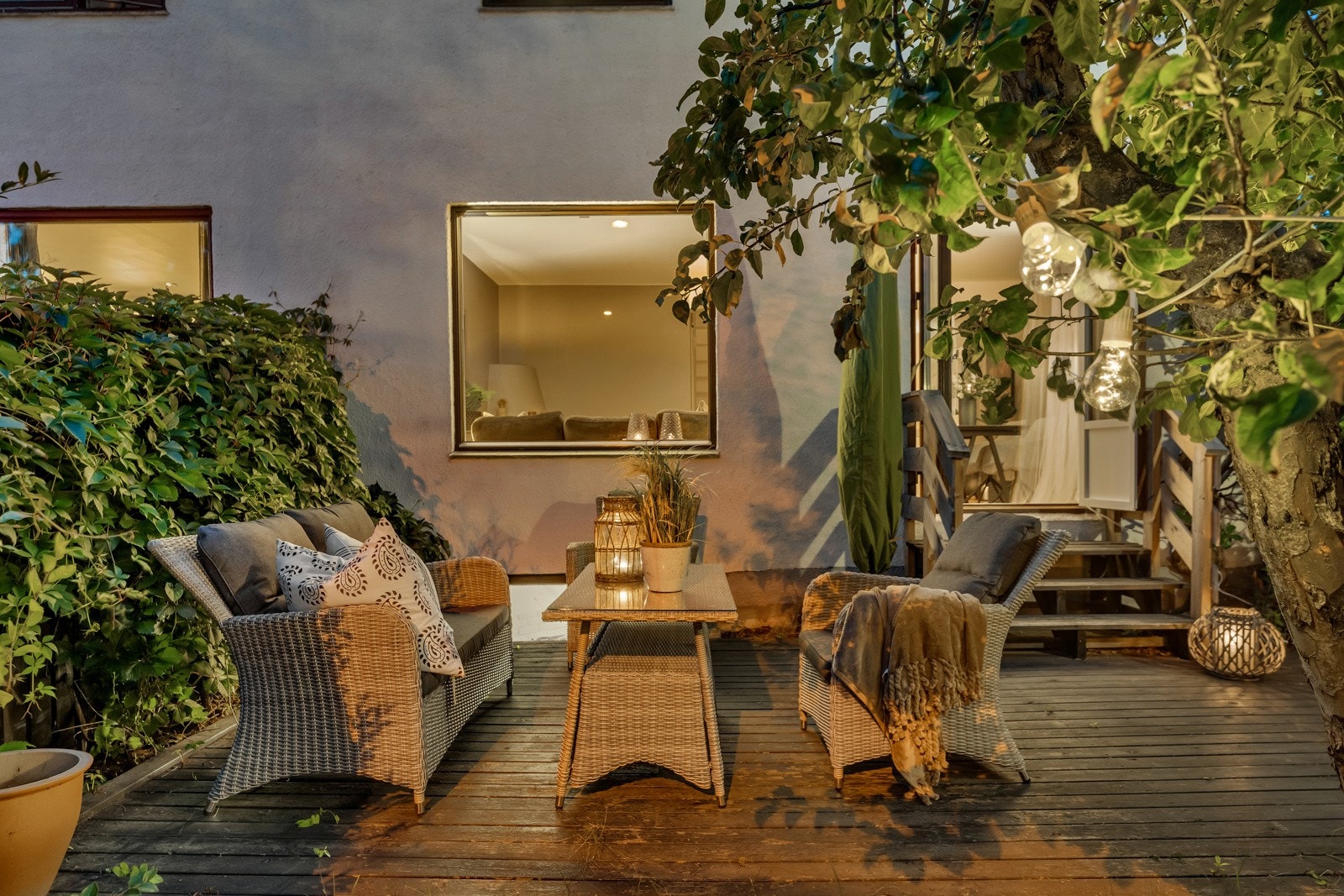 Innbydende markterrasse på ca. 20m². Galleribilde