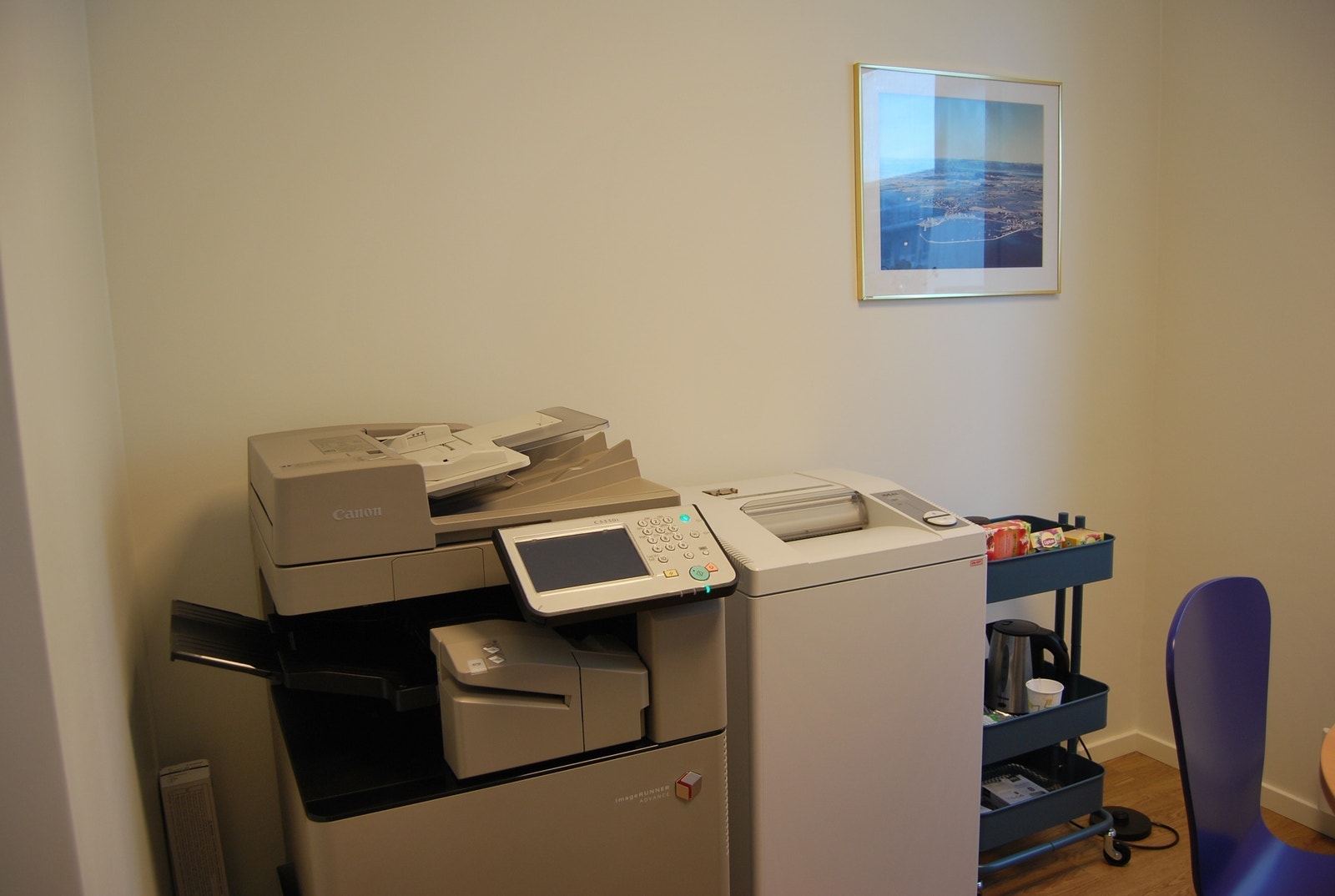 Kopi og scanning har man fri tilgang til som en del av leien. Galleribilde