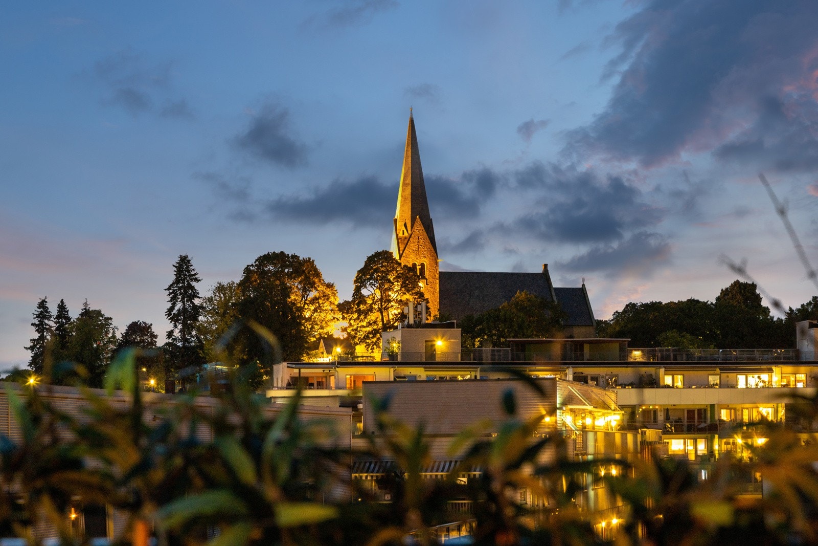 Utsikt kveld Galleribilde