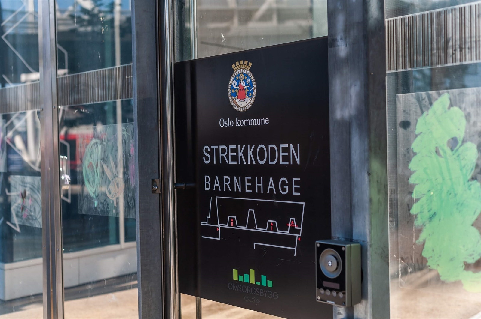 Strekkoden barnehage ligger 2 minutter fra leiligheten. Galleribilde