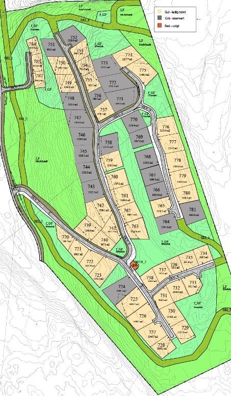 Tomtekart Spangåsen Galleribilde